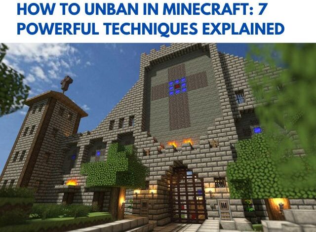 How to Unban in Minecraft