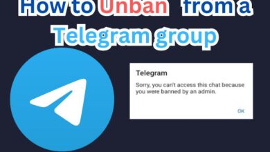 Unban from a Telegram group