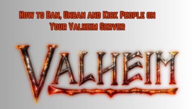 Unban and Kick People on Your Valheim Server